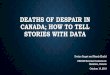 Deaths of Despair - Canadian Institute for Identities and Migration … · deaths of despair” in other OECD countries, including Canada 1. (2015). Rising morbidity and mortality