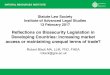 Reflections on Biosecurity Legislation in Developing ......Feb 01, 2017  · measures, including laws and regulations related to, for example, quarantine requirements, internal surveillance