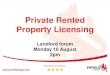 Private Rented Property Licensing · 123 Test Lane E1 EN1 123. Contact details. Licence holder details The most appropriate person to be the licence holder is the owner of the 