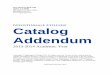 Catalog Addendum - Nightingale College · Last day to add or drop courses May 9, 2014 College is Closed for Memorial Day May 26, 2014 College is Closed for Independence Day July 4,