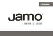J 110 SUB J 112 SUB - Jamo.comassets.jamo.com/product-manuals/J110SUB_OM.pdf · WA-2 Port Connection - For wireless connectivity of your new Jamo J 110 SUB or J 112 SUB , the optional