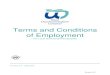 Terms and Conditions of Employment · 4.1 The “Contract of Employment” provides details of grade and salary and also the terms and conditions of employment applicable to a post