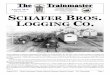 National Railway Historical Society CHAFER BROS LOGGING CO · Famed Northwest logging photographer Clark Kinsey has stopped in Bardy to preserve some of the Schafer Brothers operations