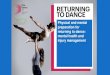 Returning to Dance...Returning to Dance The webinar is about to begin. Please note that all attendees will be muted throughout the session. If you wish, you can add your name and dance