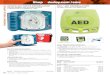 HEARTSTART ONSITE DEFIBRILLATOR ZOLL · last self-test, so you can be confident the defibrillator is ready for use ZOLL AED PRO® ALSO FEATURES: • Ruggedness, portability and advanced