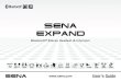 SENA EXPAND - B&H Photo(“Sena”) is not affiliated with Woodman Labs. The Sena Bluetooth Pack for GoPro ® is an aftermarket accessory specially designed and manufactured by Sena