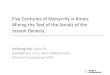 Five Centuries of Monarchy in Korea: Mining the Text of the … · Five Centuries of Monarchy in Korea: Mining the Text of the Annals of the Joseon Dynasty JinYeong Bak, Alice Oh
