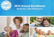 2015 Annual Enrollment · 2016. 3. 29. · 2015 Annual Enrollment!! This year, members are required to make a selection during the annual enrollment period. If your have Medicare