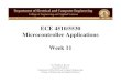 ECE 4510/5530 Microcontroller Applications Week 11bazuinb/ECE4510/Week11_2.pdf · Microcontroller Applications Week 11 Dr. Bradley J. Bazuin Associate Professor ... Microprocessor