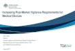 Presentation: Increasing post-market vigilance ... · Post-Market Vigilance Requirements for Medical Devices 4 . Risk-based approach to regulation • Regulators work on risk -benefit