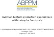 Aviation biofuel production experiences with Jatropha ...cdieselbr.com.br/Documents/2010.08.17 VSeminario LATAM ABPP… · JATROPHA GROWERS Represents major producers involved in