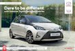 Dare to be diﬀerent€¦ · YARIS HYBRID PACK B. HYBRID KEY COVER Hybrid smart entry key cover featuring the Hybrid logo in distinctive silver and black design. A B HYBRID PACK