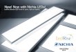 New! Now with Nichia LEDs! - High Performance LED Lighting 2014 ultraslim... · Ultraslim LED panels are innovative LED lamps suited for the bright illumination of even large living