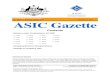 Commonwealth of Australia ASIC Gazette 041/11 …ASIC GAZETTE Commonwealth of Australia Gazette A041/11, Tuesday, 24 May 2011 Company/Scheme deregistrations Page 37 of 82 You can find