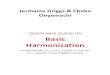 QUICK MINI GUIDE ON Basic Harmonizationhearandplay.s3.amazonaws.com/Files/basicharmonycmajor.pdf · The goal of this harmonization course is to equip you with what it take to harmonize
