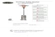 Outdoor Patio Heater - Sylvane … · This manual contains important information about the assembly, operation and maintenance of this patio heater. General safety information is