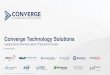Converge Technology Solutions · 13 16% Gross Margins VARs Product and software resale focused with minimal cloud expertise _____ Primarily focused on low product cost with a small