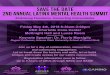 Latinx Summit Flyer - ARCHES 2018. 9. 25.¢  SAVE THE DATE 2ND ANNUAL LATINX MENTAL HEALTH SUMMIT. Title: