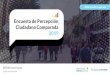 Encuesta de Percepción Ciudadana Comparada 2019redcomovamos.org/wp-content/uploads/2020/08/Informe-EPC-Comp… · Encuesta de Percepción Ciudadana Comparada 2019 CIUDADES CÓMO