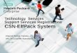 Technology Services Support Services Registrations …...3.CSN Console Page 4 스피 코 스피코 (단축키) 안내 ELFP - Fixed서포트서비스오더 ELFR - Fixed 서포트등록