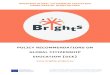 POLICY RECOMMENDATIONS ON GLOBAL CITIZENSHIP …...the BRIGHTS project methodology as reflected in the BRIGHTS Project Experimentation Report, available on the project website. The