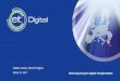 Willem Jonker, CEO EIT Digital · Delivering Europe’s Digital Transformation Willem Jonker, CEO EIT Digital. March 21, 2017. Europe needs ‘global platform mindset’ in digital