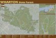 WHARTON State ForestWHARTON State Forest Atsion Recreation Area Forest Open Field or Grass Water Batsto White Trail (4 mi) Wilderness Camps Connector (.75 mi) Batona Trail (53 mi)