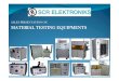SALES PRESENTATION ON MATERIAL TESTING EQUIPMENTSscrelektroniks.com/assets/pdf/presentation/Presentation for Material... · •Salient Features : Nickel / Chromium based heating element