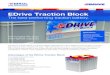 EDrive Traction Block · 2018. 11. 19. · EDrive Traction Block The best-performing traction battery. Advantages of the EDrive Traction Block Applications: Cleaning machines Elevating