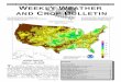 Volume 102, No. 24 WEEKLY ... · 6/16/2015  · June 16, 2015 Weekly Weather and Crop Bulletin 5 (Continued from front cover) east, showery weather returned to the central and southern
