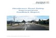 Henderson Road Safety Improvements · Henderson Road Safety Improvements feedback report Larnoch Road and Mawney Road Proposed changes include: • New speed bump and new speed tables