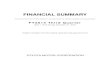 FINANCIAL SUMMARY FY2014 Third Quarterfinancial position to be materially different from any future results, performance, achievements or financial position expressed or implied by