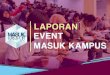 Try Out Masuk Kampus Chapter Bandung telah dilaksanakan di ... · Telkom educattl Banã WOMEN'S REPUBLIC Minggu, 20 Oktober 2019 Aula FIT, Telkom University Bandung, Jawa Barat MEN'S