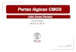 Portas lógicas CMOSpaginas.fe.up.pt/~jcf/ensino/disciplinas/mieec/pcvlsi/2011-12/portas... · VLSI Transístores 9 Caraterísticas das portas CMOS Excursão total: margens de ruído
