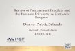 Denver Public Schoolsbusinessdiversity.dpsk12.org/wp-content/uploads/sites/29/... · 2017. 4. 6. · 1. MGT Recommendation B: Subcontractor Project Goals –DPS establishes project