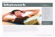 Exercise guide: Matwork (EN/FR)Includes Matwork 15 Exercises: STOTT PILATES® Matwork provides a complete full-body workout. Exercises are performed in a variety of positions to strengthen
