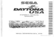 Daytona USA - Arcade - Manual - gamesdatabase · PDF file Title: Daytona USA - Arcade - Manual - Author: Subject: Arcade game manual Keywords: MAME Arcade 1993 Sega Racing system game
