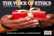 THE VOICE OF ETHICS · 2016. 2. 12. · ETHICS TRAINING – SO MANY OPTIONS! ANNOUNCING AN ETHICS E-COURSE! WEBINARS T his fall, the Ethics Commission unveiled its first on-demand