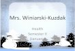 Mrs. Winiarski-Kuzdak Ms. Watsonmrswiniarski-kuzdakhealth.weebly.com/uploads/7/4/4/0/... · 2020. 2. 10. · Emotional Health 2. Mental Health 3. Physical Health 4. Social Health