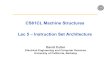 CS61CL Machine Structures Lec 5 – Instruction Set Architectureinst.eecs.berkeley.edu/~cs61cl/fa09/misc/lec05.pdf · 9/23/09 cs61cl f09 lec 5 5 Instruction Set Architecture ... the