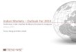 Indian Markets – Outlook For 2014€¦ · Indian Markets – Outlook For 2014 Technical, Inter-market & Macro Economic Analysis . January, 2014 . Tarun Dang and Renu Goel . Abstract