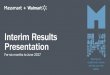 Interim Results Presentation - Massmart · Interim Results Presentation For six months to June 2017 Saving our customers money so they can live better. Agenda ... Benefitting from