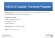 ASCO’s Quality Training Program · Project Title: Reducing Emergency Room Visits in Patients Receiving IV Chemotherapy Using Care Coordination. Presenter’s Name: Edward Arrowsmith,