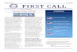 July 20 20 FIRST CALL · § Return to Work Policies – Employers must develop and implement policies and procedures for known COVID-19 or suspected COVID-19 cases. Employees who