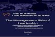 Welcome - The Business Leadership Academythebusinessleadership.academy/wp-content/uploads/2019/09/...17 THE BUSINESS ku LEADERSHIP ACADEMY 17 THE BUSINESS ku LEADERSHIP ACADEMY Author