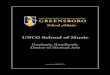 UNCG School of Music · UNCG School of Music Graduate Handbook: Doctor of Musical Arts (revised 08/2017) 2 Gr Graduate Handbook: Doctor of Musical Arts DMA – Doctor of Musical Arts