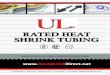 UL - Heat shrink tubing · PDF file HEAT SHRINKABLE TUBING CB-HFT(600) is UL/CUL rated halogen-free, flex-ible, flame-retardant polyolefin 2:1 heat shrinkable tubing. This tubing is
