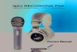 Copyright 2009, Samson Technologies Corp.€¦ · of sound sources including vocals, acoustic instruments and overhead cymbals, to name a few, and because the Q2U can handle high