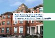 An Analysis of the Baltimore Historic Preservation …...This study was commissioned to measure the impacts of 24 years of Baltimore City’s Tax Credit for Historic Rehabilitations