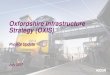 Oxfordshire Infrastructure Strategy (OXIS) · • To set out the priority infrastructure investment needed to support jobs and housing growth in Oxfordshire • To shape & influence